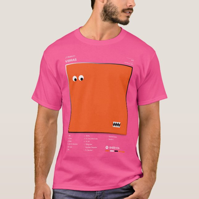 J Balvin - Vibras Tracklist Album T-Shirt (Front)
