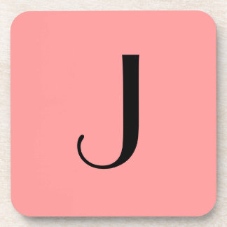  "J" BEVERAGE COASTER