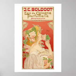 J.C. Boldoot Eau de Cologne Poster