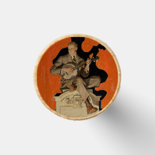 J.C. Leyendecker Banjo Player 1920 Art Deco Art Golf Tees