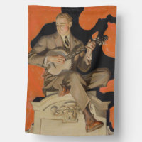 J.C. Leyendecker Banjo Player 1920 Art Deco Art