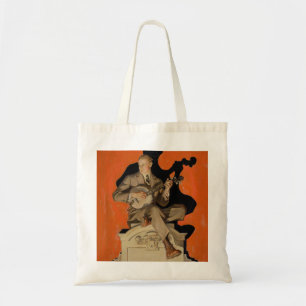J.C. Leyendecker Banjo Player 1920 Art Deco Art Tote Bag