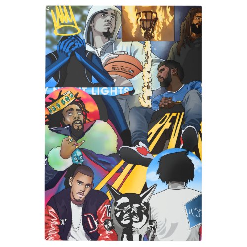 JCole Album Cover Mashup Poster Rap music