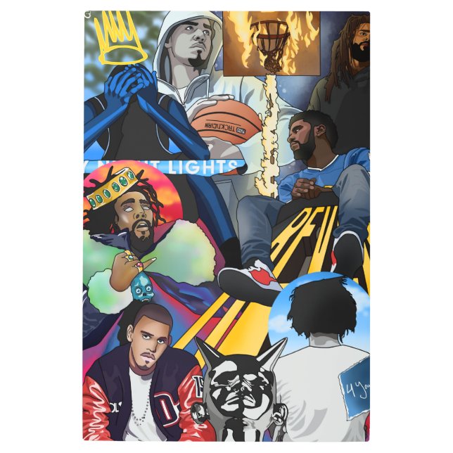 J.Cole Album Cover Mashup Poster Rap music (Front)