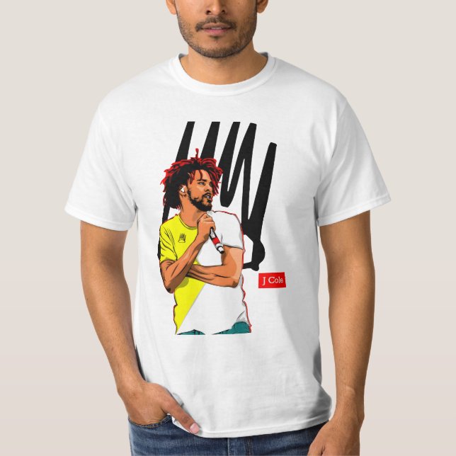 J Cole rapper T-Shirt (Front)
