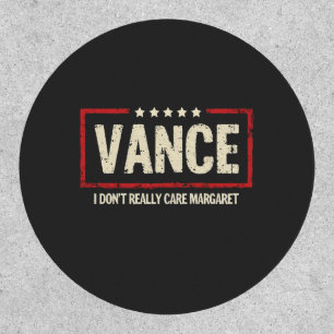J. D Vance Funny Meme I Don't Really Care Margaret Patch