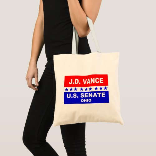 JD Vance US Senate Ohio 2022 Tote Bag