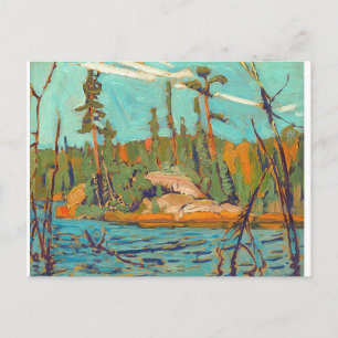 J. E. H. Jackson Moose Island Algoma Painting Postcard