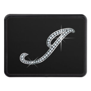 J Faux-"Diamond Bling" Tow Hitch Cover