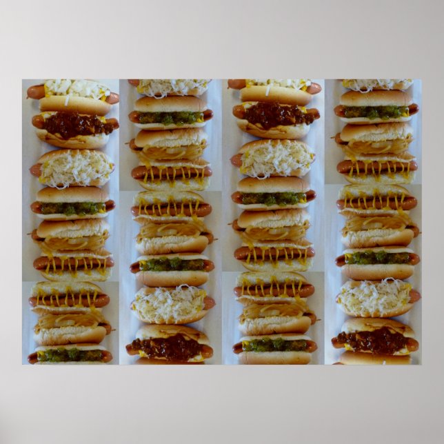 J&G Texas Weiner Hot Dog Poster (Front)