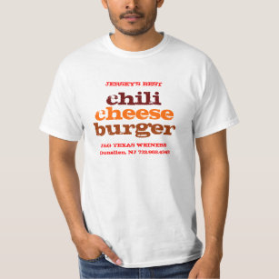J&G Texas Weiner Jersey's Best Chili Cheeseburger T-Shirt