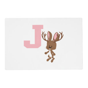 J is for Jackalope Placemat