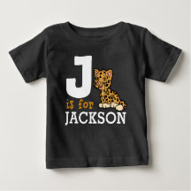 J is for JAGUAR & Kids Name Personalized