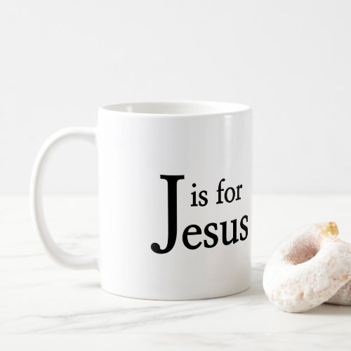 J is for Jesus Coffee Mug