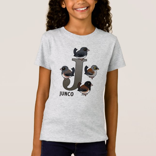 J is for Junco T-Shirt (Front)