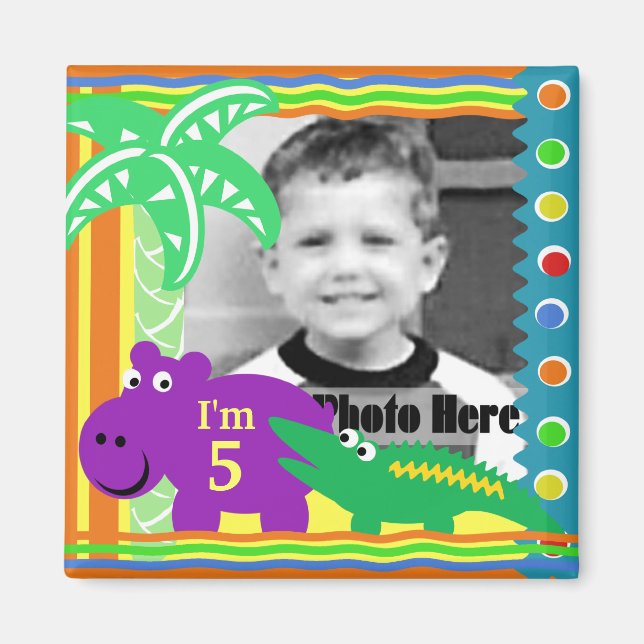 J is for Jungle Magnet (Front)