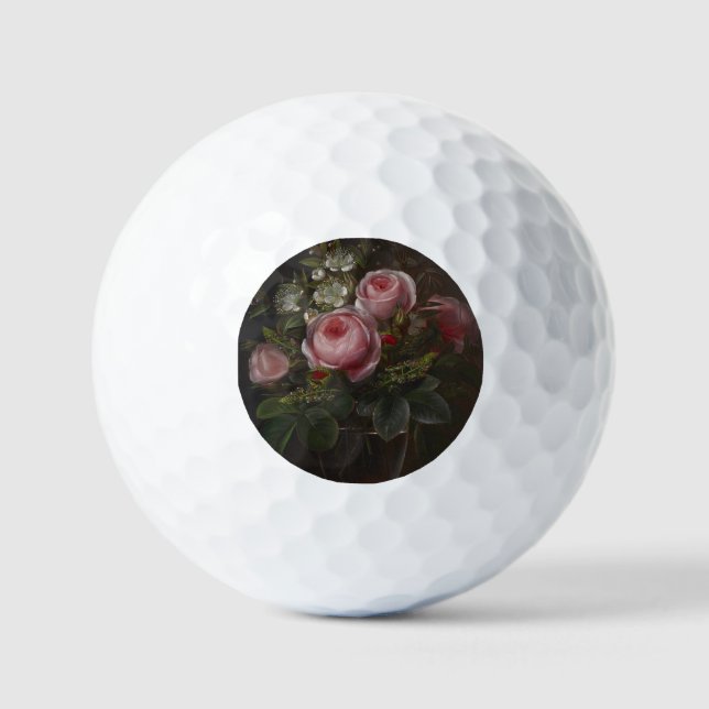 J.L. Jensen - Roses and Tree Anemones in a ... Golf Balls (Front)