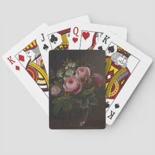 J.L. Jensen - Roses and Tree Anemones in a ... Poker Cards