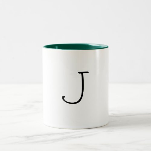 J Letter Mug