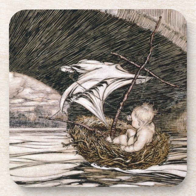 J.M. Barrie | 'He Passed Under the Bridge and Came Beverage Coaster (Front)