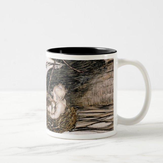 J.M. Barrie | 'He Passed Under the Bridge and Came Two-Tone Coffee Mug (Right)