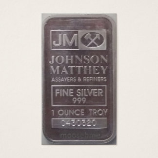 J.M. C430320 Solid One Ounce Silver Bar