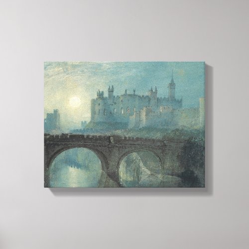 JMW Turner _ Alnwick Castle Canvas Print