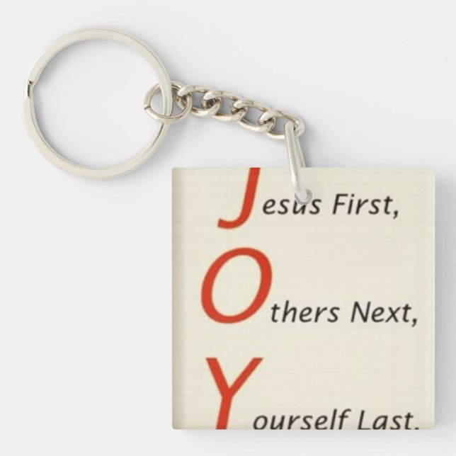 J.O.Y KEYCHAIN (Front)