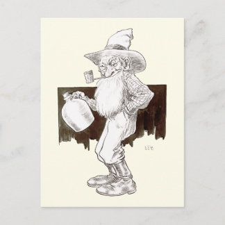 J P Bernard Moonshiner (Sepia) Postcard