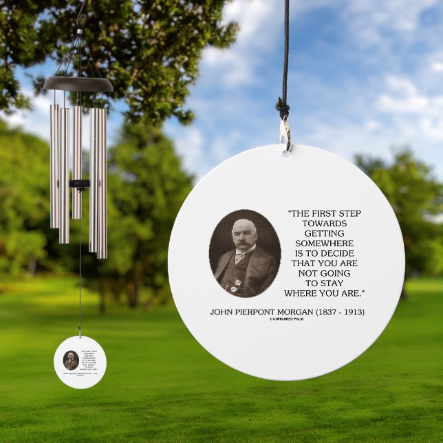 J.P. Morgan First Step Towards Getting Somewhere Wind Chime (Outdoor)
