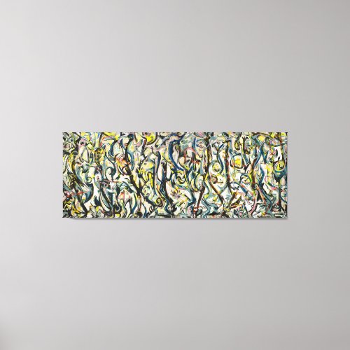 J P _ MURAL _ 1943 _ Abstract Expressionism _  Canvas Print
