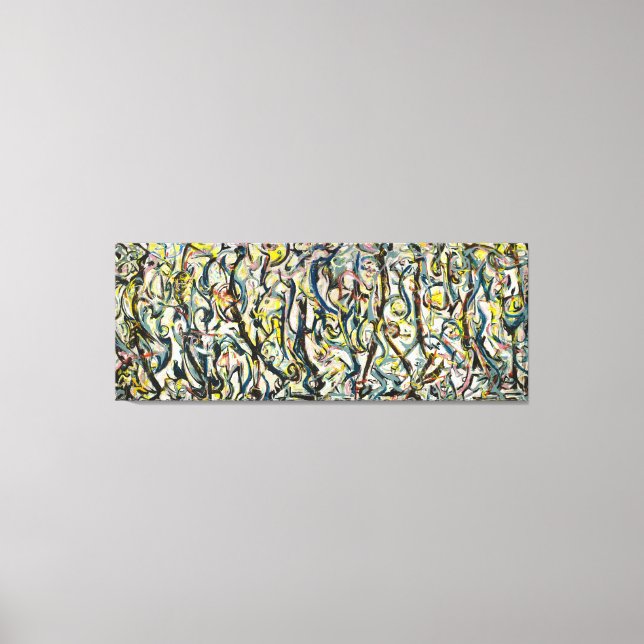J. P. - MURAL - 1943 - Abstract Expressionism -  Canvas Print (Front)