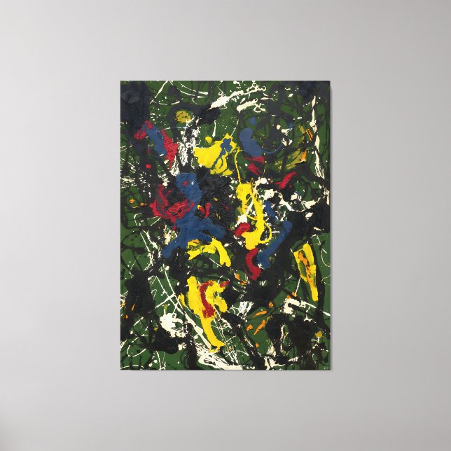 J. P. - Number 3 - 1948 - Abstract Expressionism - Canvas Print (Front)
