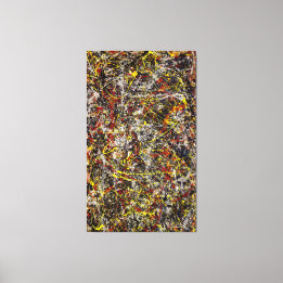 J. P. - Number 5 - 1948 - Action painting - Canvas Print