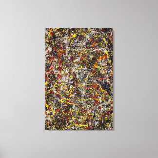 J. P. - Number 5 - 1948 - Action painting - Canvas Print