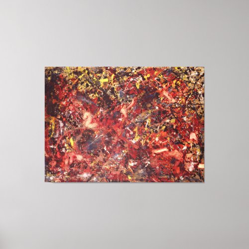 J P _ PAINTING A _ 1950 _ Abstract Expressionism Canvas Print