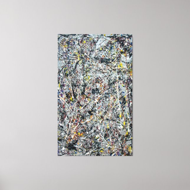 J. P. - PHOSPHORESCENCE - 1947 - Abstract Expressi Canvas Print (Front)