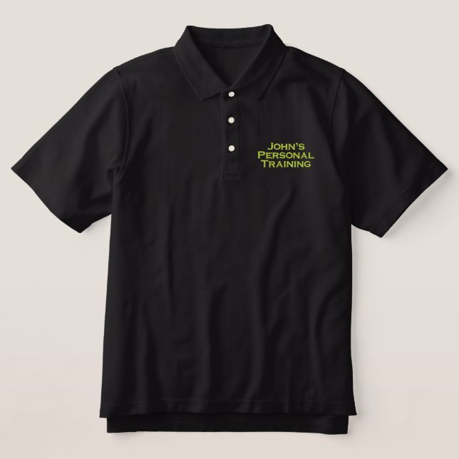 J.P.T. EMBROIDERED POLO SHIRT (Design Front)