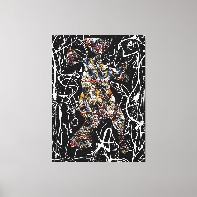 J. P. - Untitled (Cut-Out Figure) - 1948 - Canvas Print (Front)