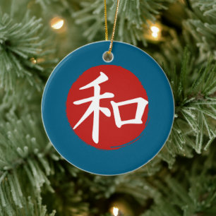 J-Peace Ceramic Ornament
