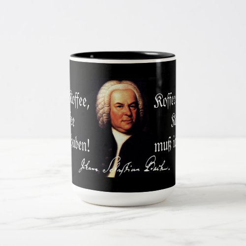 J S Bach Koffee Mug