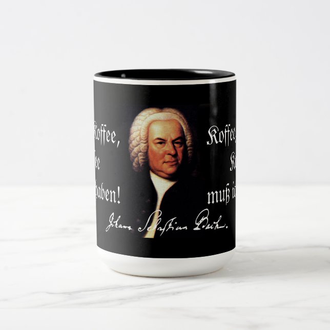 J. S. Bach Koffee Mug (Center)