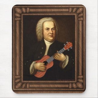 J.S. Bach on Uke Mouse Pad