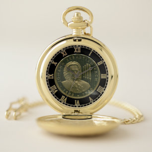J. S. Bach Organist Commemorative Pocket Watch