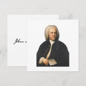 J.S. Bach portrait (Front/Back)
