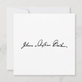 J.S. Bach portrait (Back)