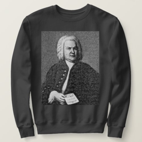 JS Bach Portrait  Sweatshirt