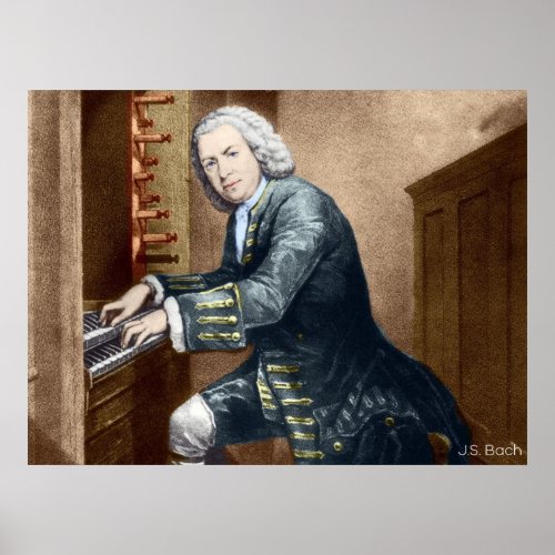JS Bach Poster