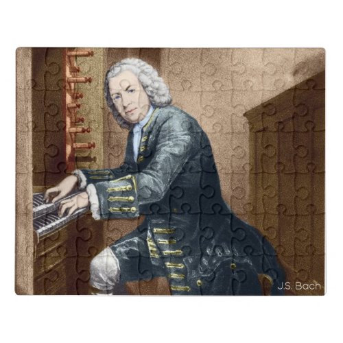 JS Bach Poster Jigsaw Puzzle