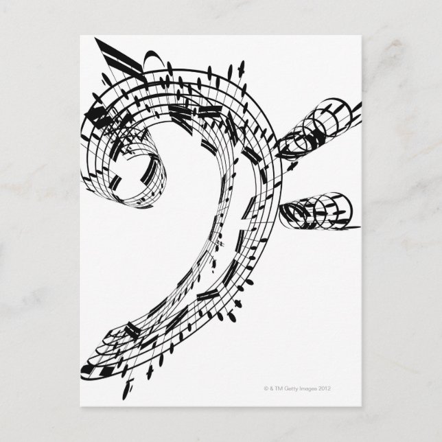 J.S.Bach's Cello Suite Postcard (Front)